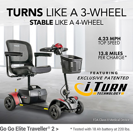 Go Go Elite Traveller 2 4-Wheel