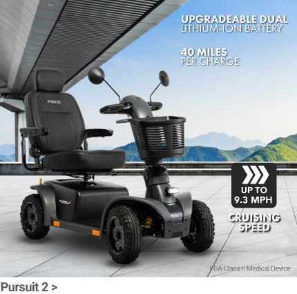 Pride Mobility Maxima 3-Wheel Mobility Scooter – In Motion Services