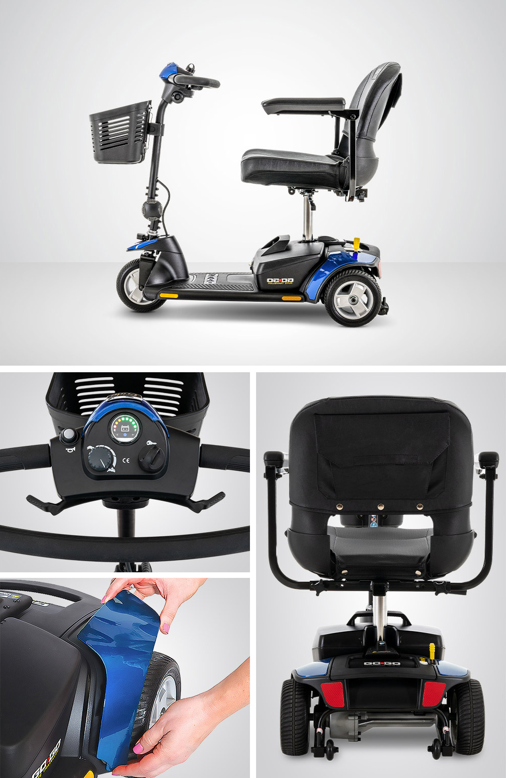 Go Go® Elite Traveller 3-Wheel::Travel Mobility | Pride Mobility®