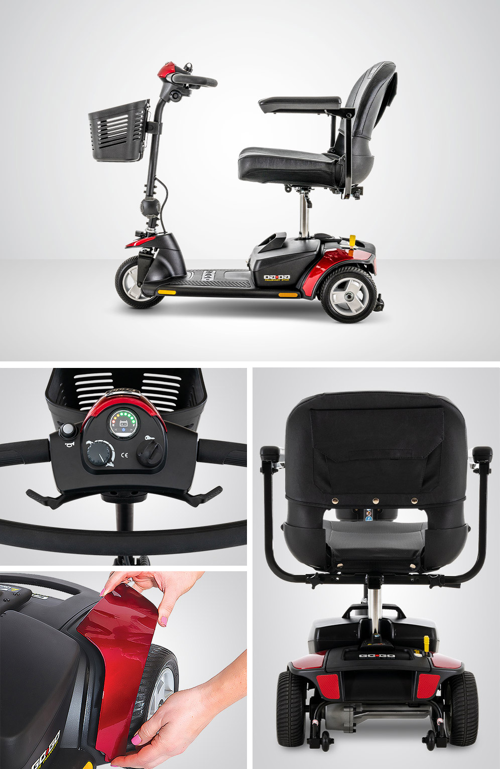 Go Go® Elite Traveller 3-Wheel::Travel Mobility | Pride Mobility®