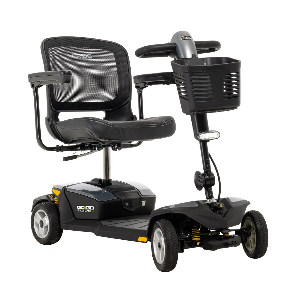 Pride Mobility ZERO TURN 8, 4-Wheel Electric Mobility Scooter - Pride  4-Wheel Travel Scooters