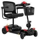 image of red go go elite traveller 4-wheel platinum