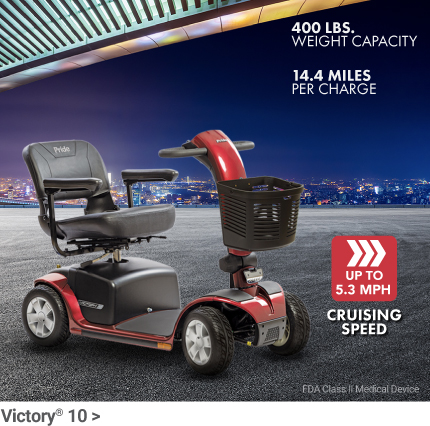 Pride iRide 3-Wheel Mobility Scooter - Safeway Medical Supply