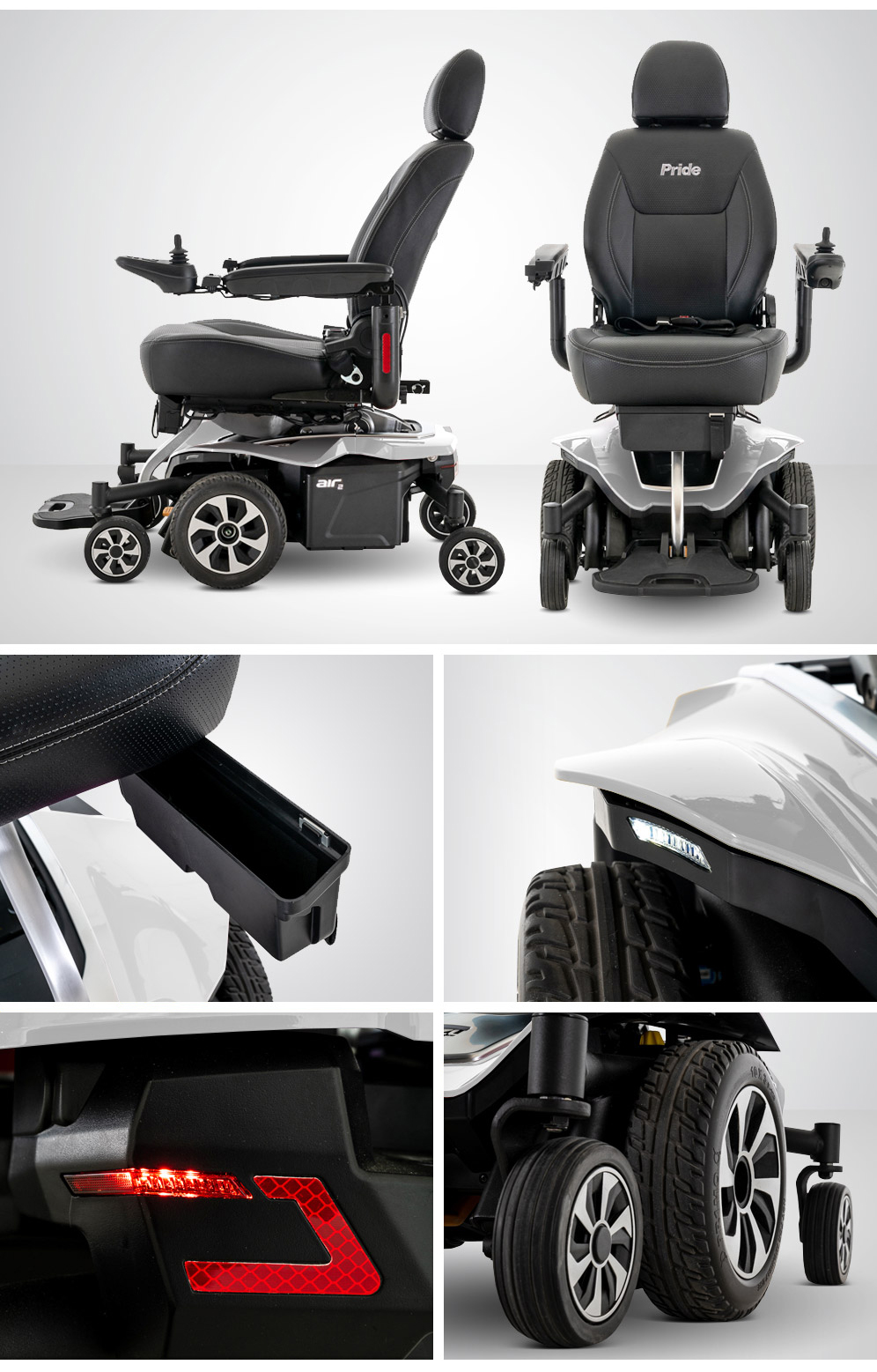 Jazzy Air® 2 Elevated Wheelchair :: Jazzy® Power Chair | Pride Mobility®